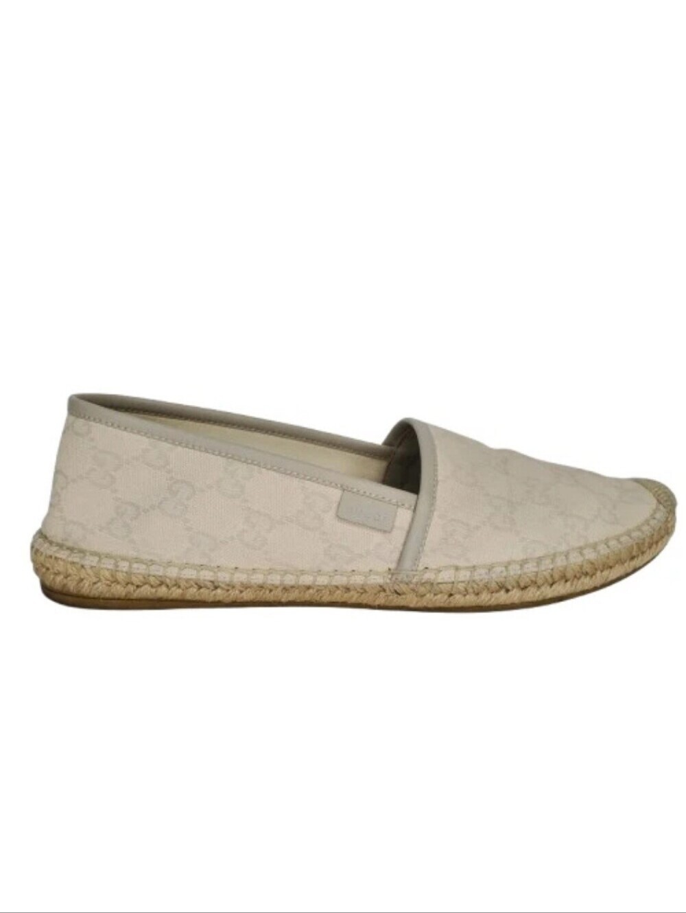 Gucci GG Monogram Canvas Slip-On Espadrille Flats
